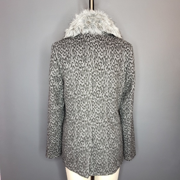 Vintage Wool Leopard Print Coat - Picture 4 of 4